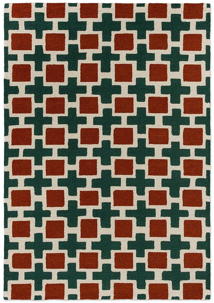 Dywan Hatch Rust | Rozmiar: 200 x 280 cm