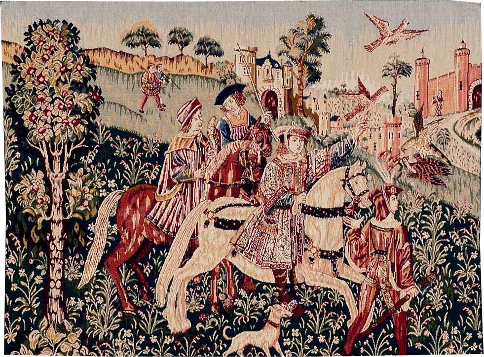 Gobelin Return from the Hunt without Border | Rozmiar: 75 x 100 cm