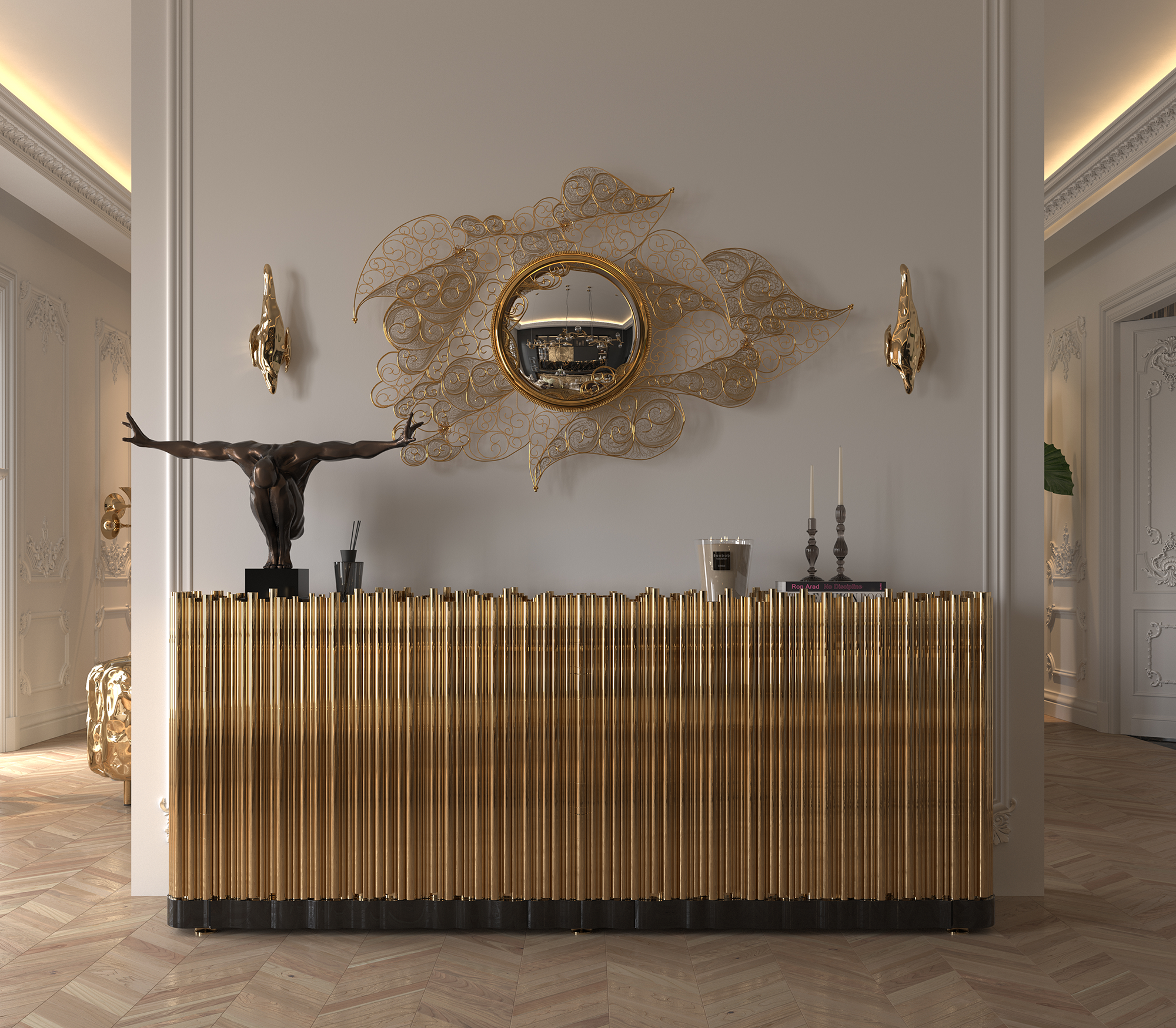 Złoty kredens Harmony Premium
