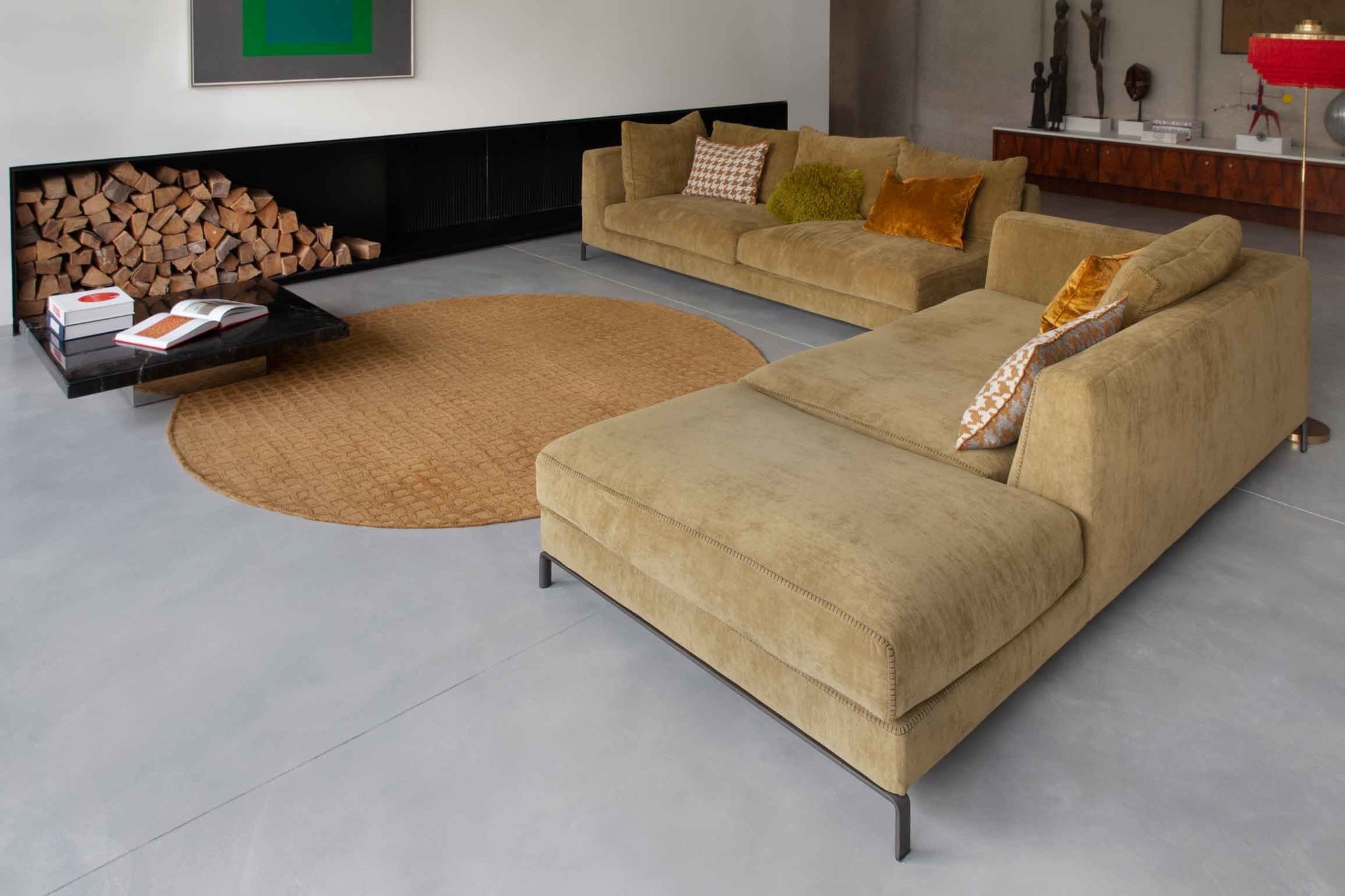 Dywan Trammel - Roman Gold 9248 | Rozmiar: 170 x 240 cm