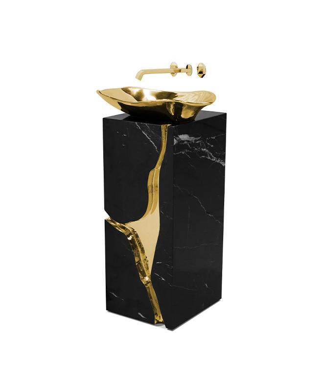 Umywalka wolnostojąca o rozbitym wzorze