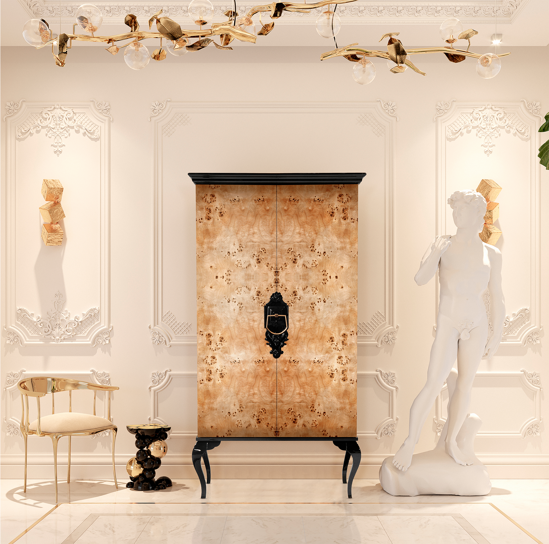 Szafka z topoli Louvre