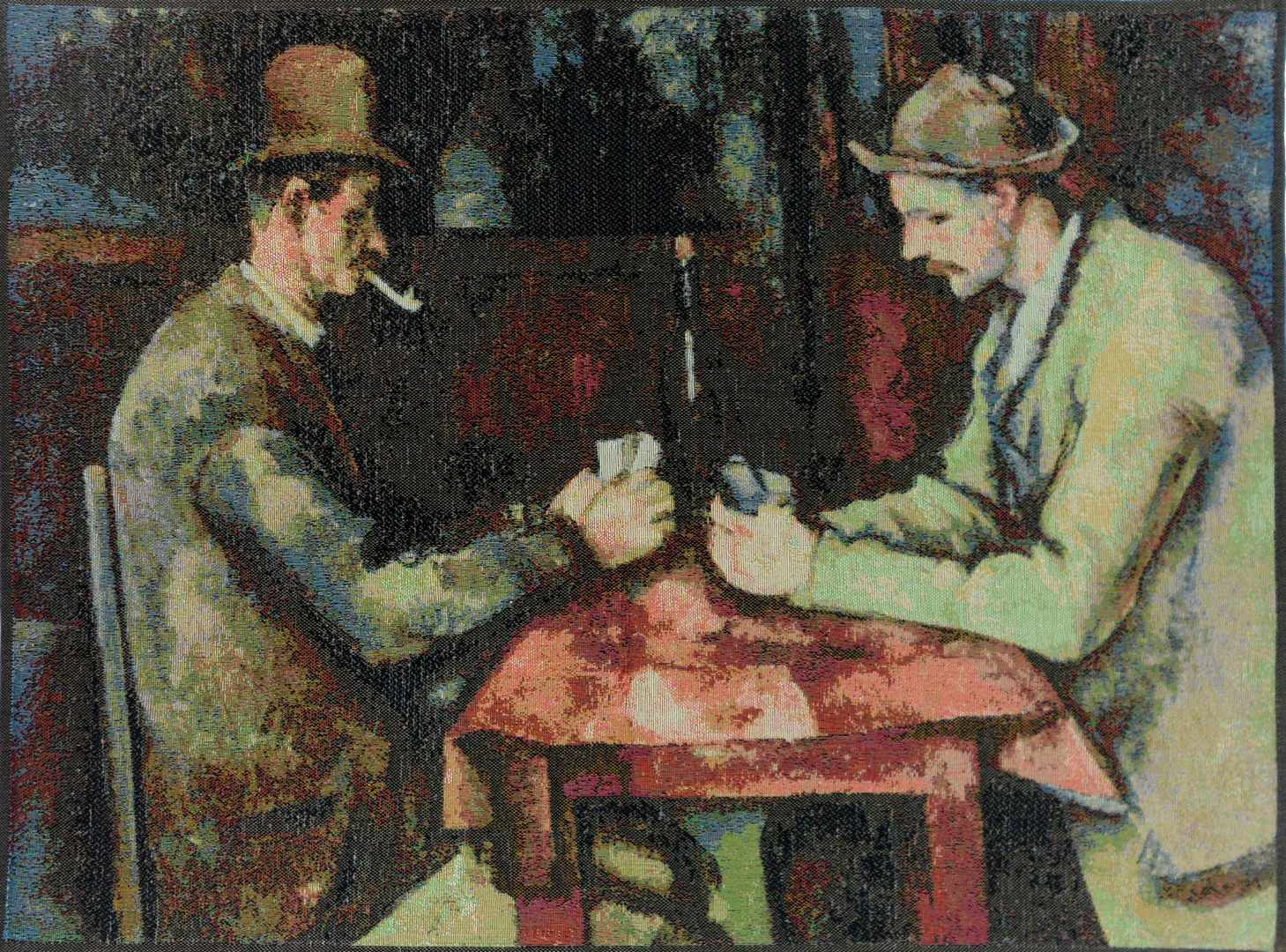 Gobelin The Card Players Cezanne | Rozmiar: 75 x 100 cm