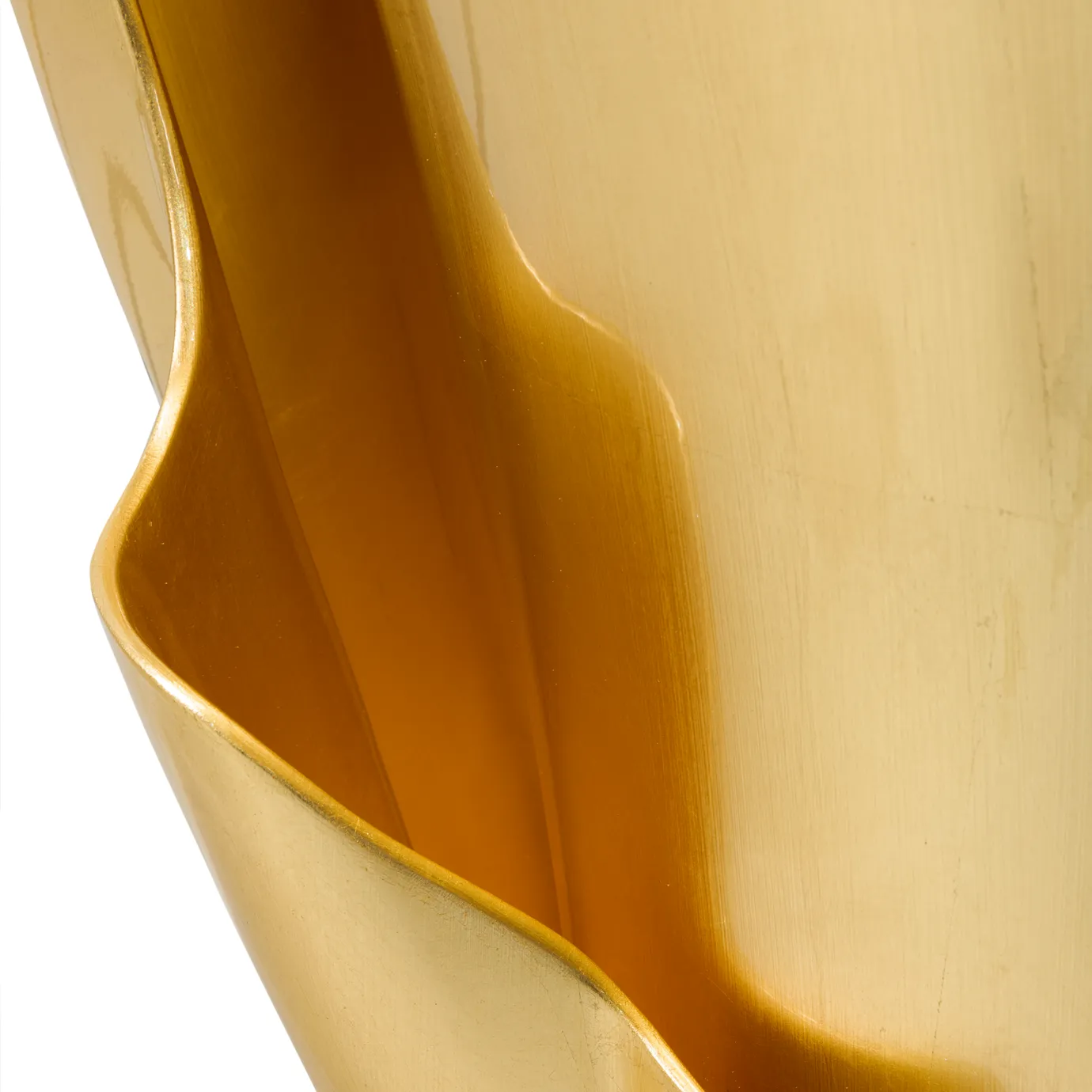 Stolik boczny Solstice ze złotym liściem