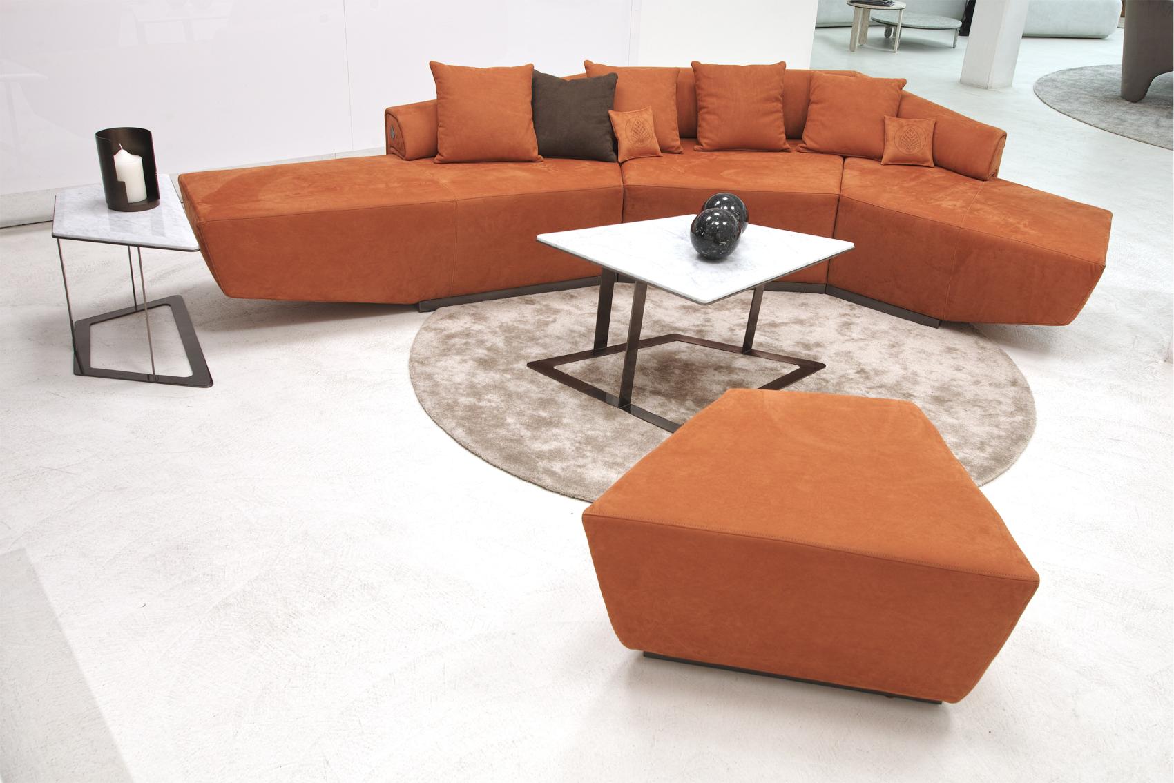 Rdzawa sofa modułowa Dubhè