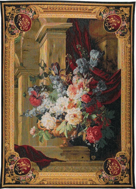Gobelin Bouquet Vertical Architecture | Rozmiar: 110 x 150 cm