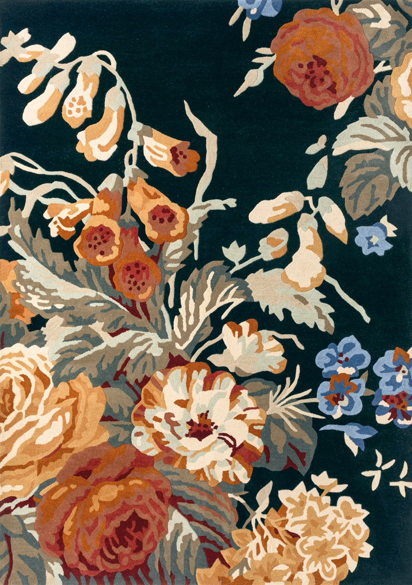 Dywan Stapleton Park Navy/Burnt Orange 45318 | Rozmiar: 140 x 200 cm