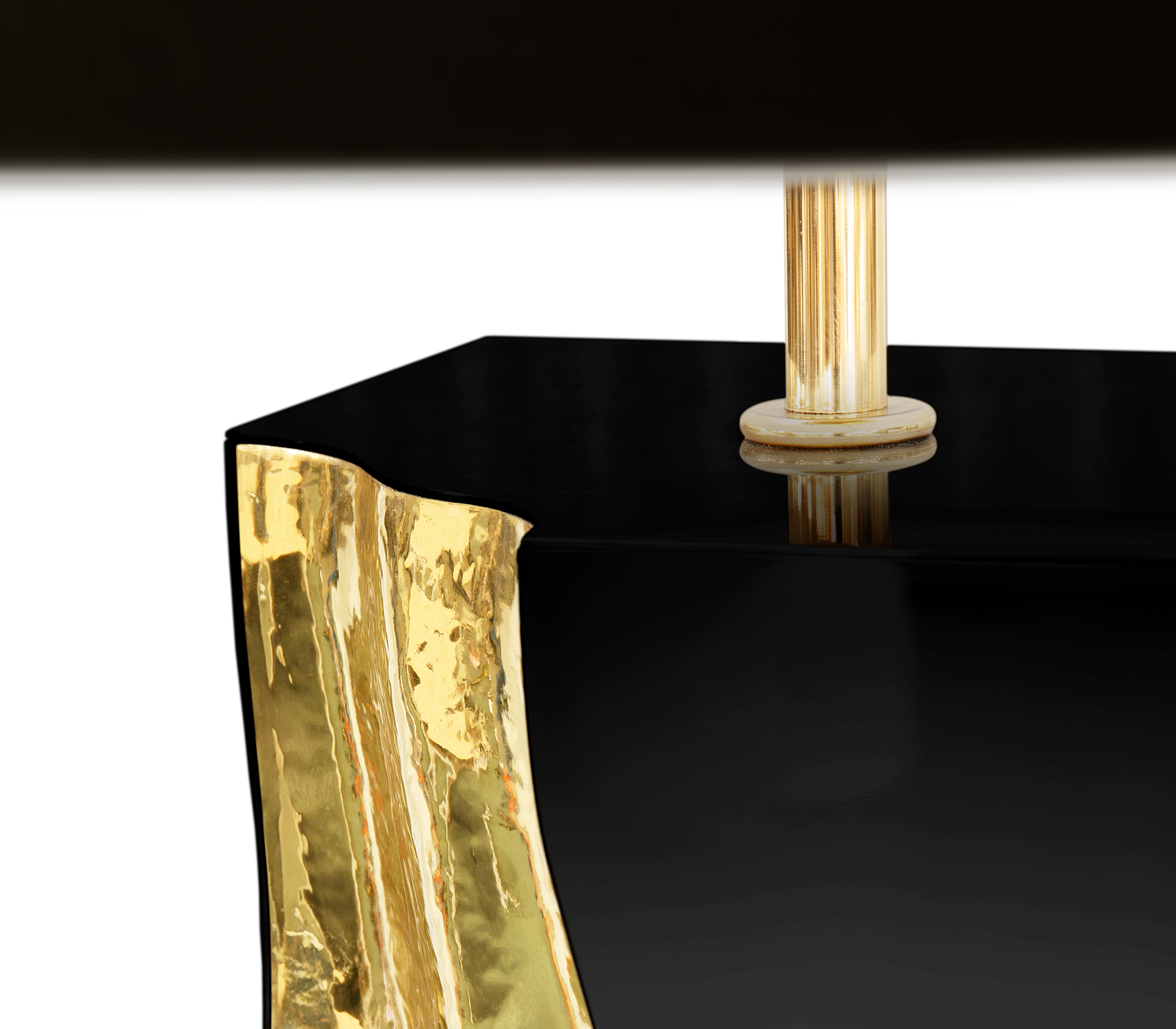 Lampka stołowa Glacier czarna