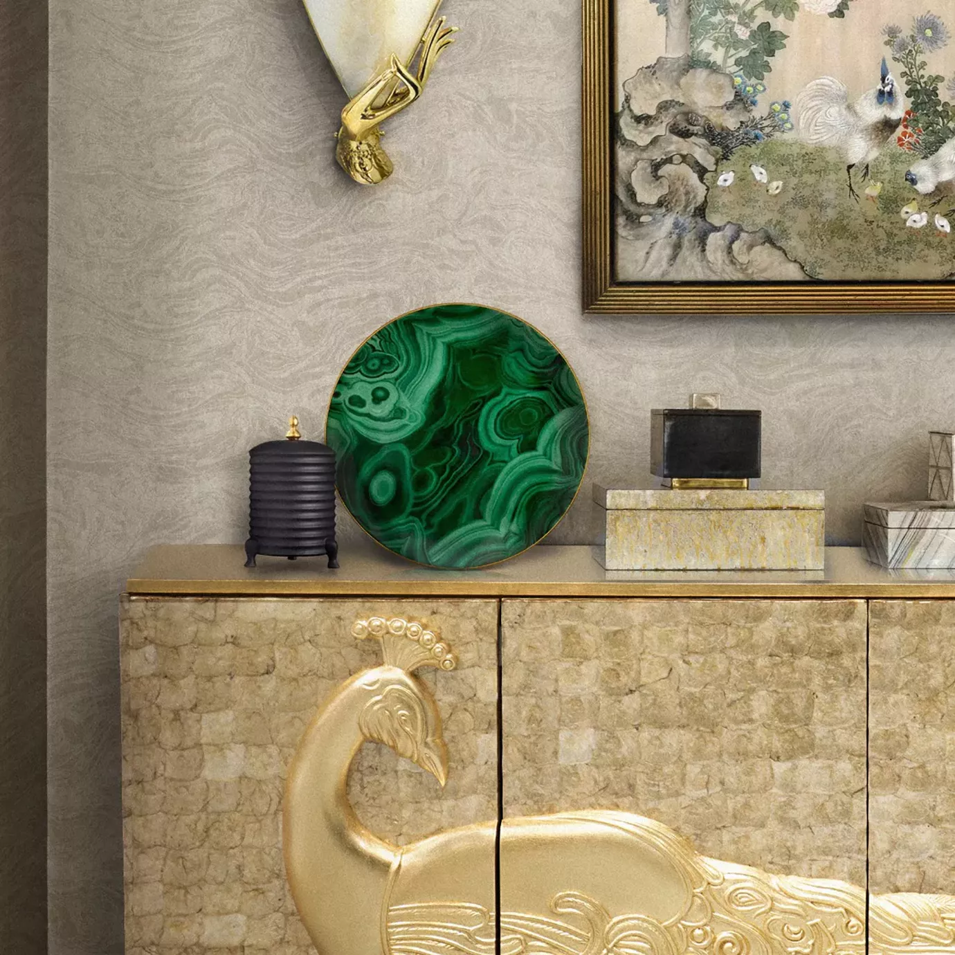 Kredens Camilia z macicą perłową