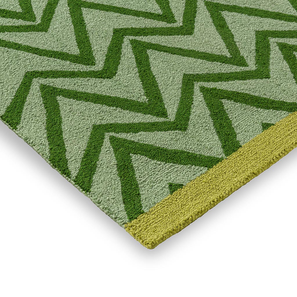 Dywan zewnętrzny Dhurrie Green | Rozmiar: 200 x 280 cm