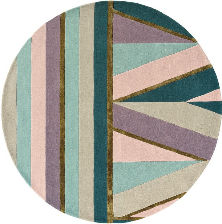 Dywan Okrągły Sahara Pink 56102 | Rozmiar: Ø 200 cm