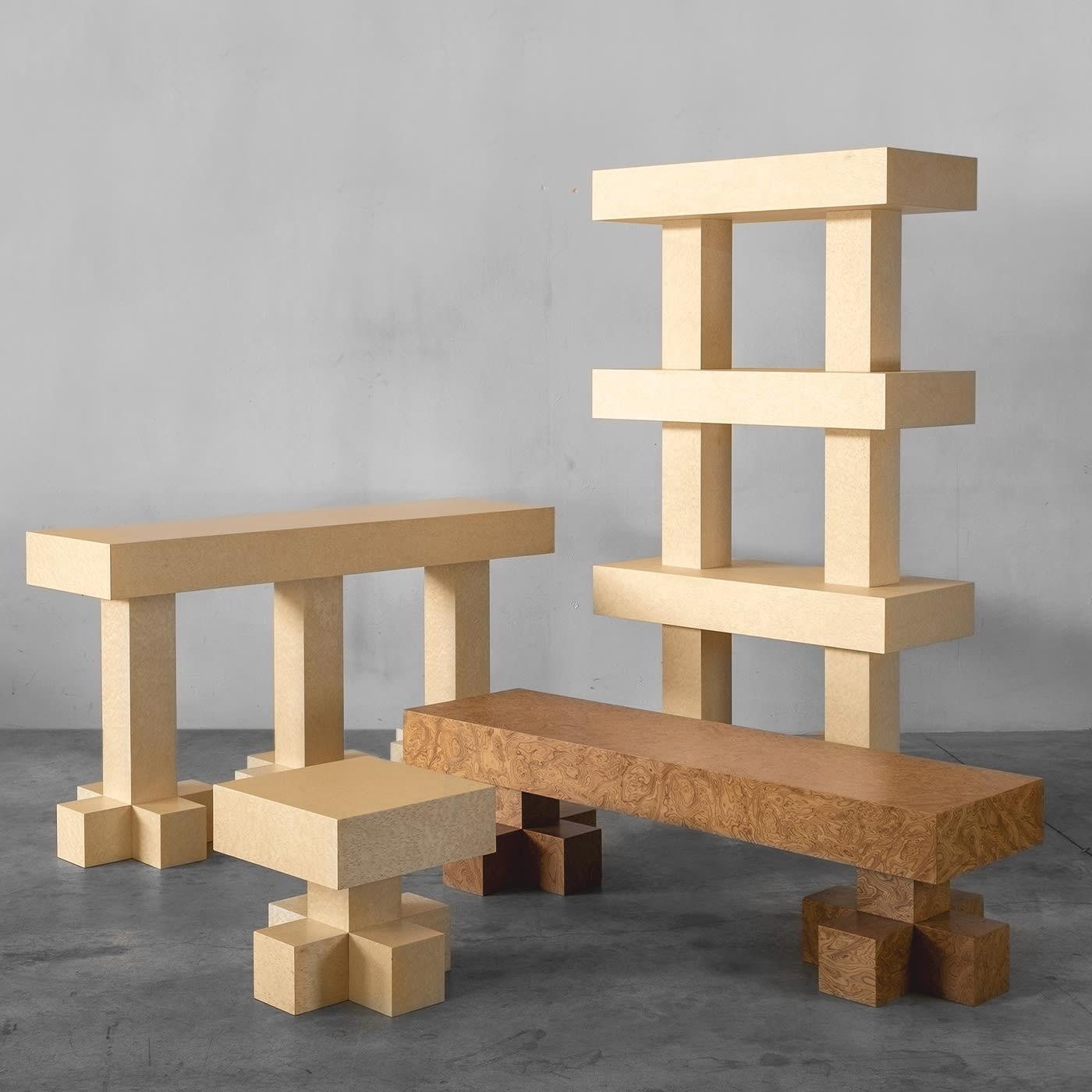 Minimalistyczna Ławka Drewniana