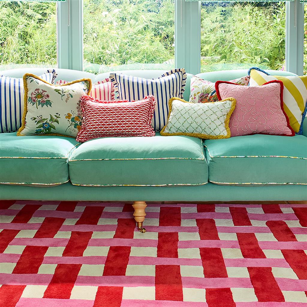 Dywan Basket Weave Coral/Rose | Rozmiar: 200 x 280 cm