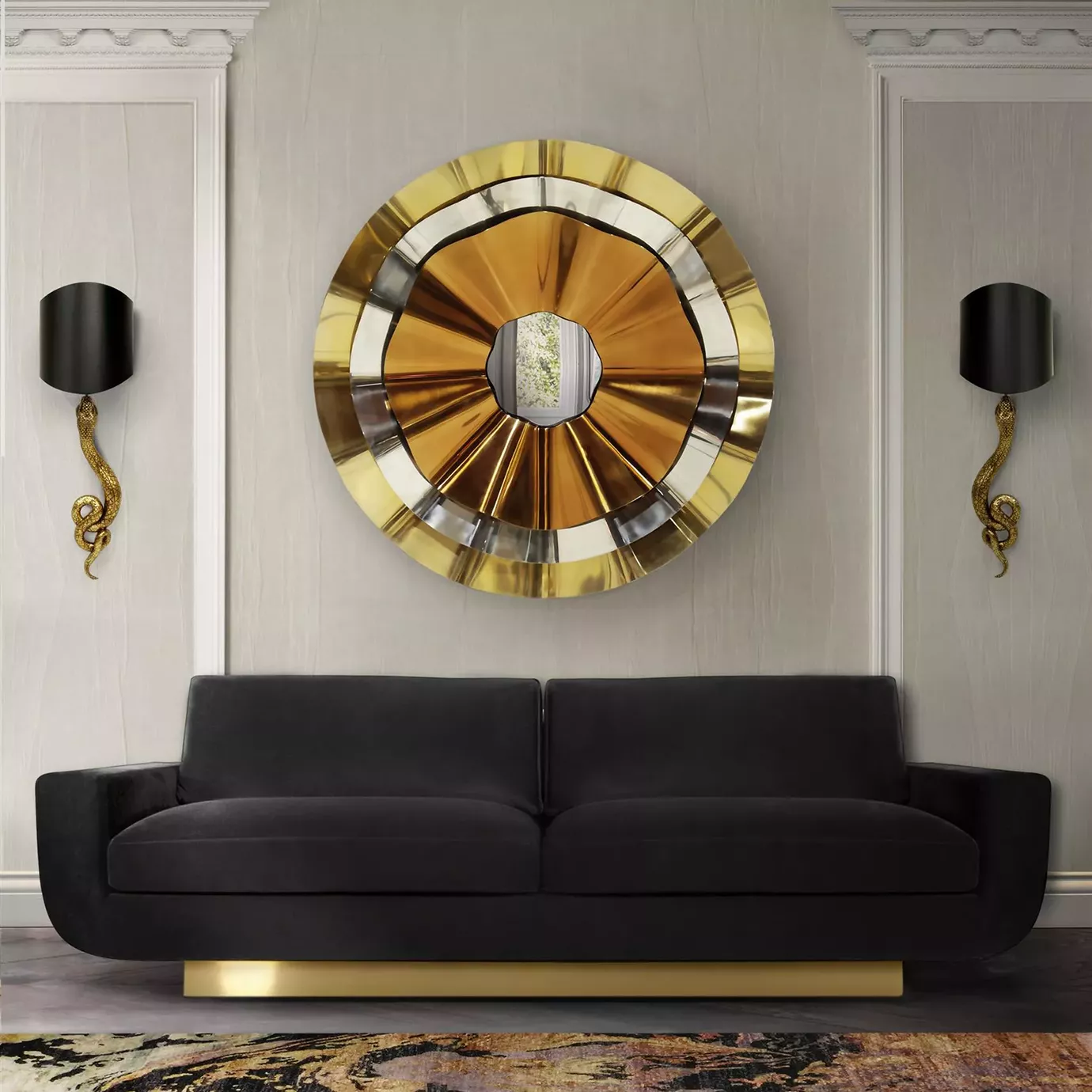 Kinkiet Serpentine Sconce