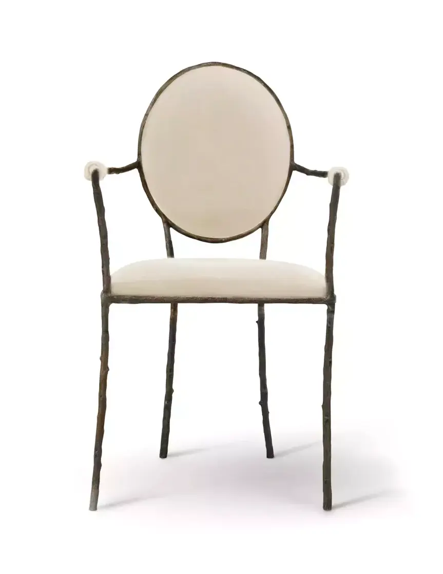 Krzesło jadalniane Elowen z podłokietnikami