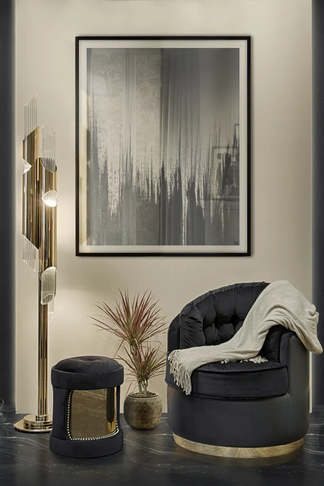 Obrotowy fotel Luxe - 13