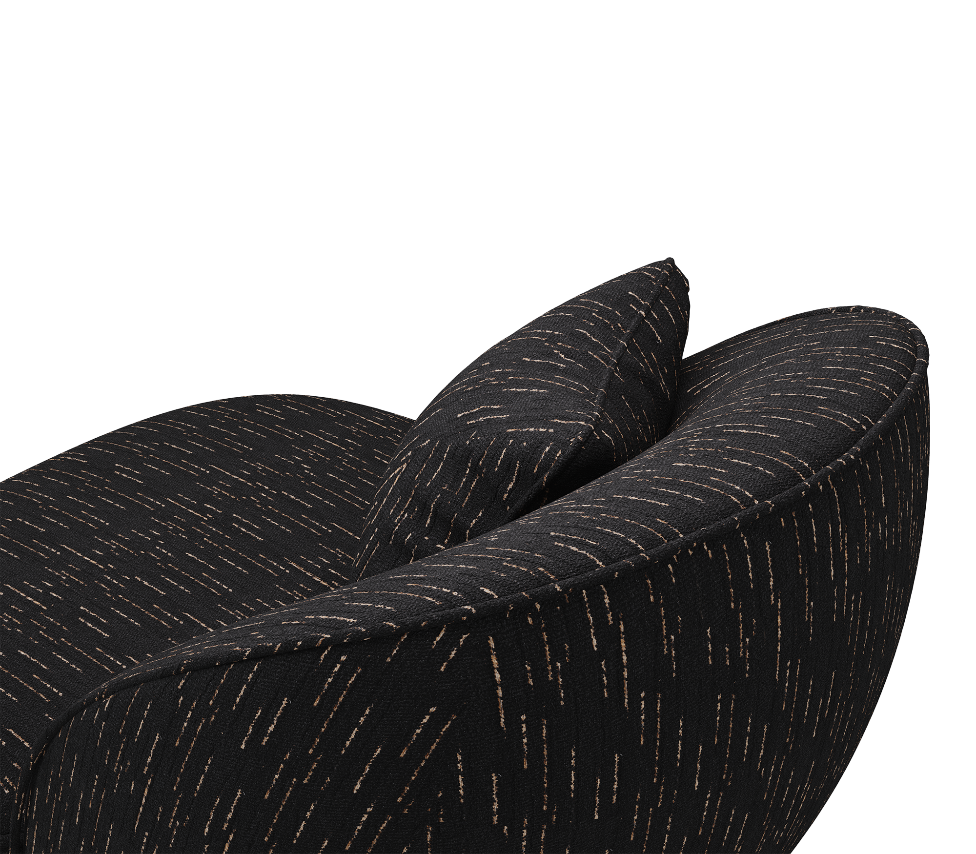 Fotel Angora II czarny