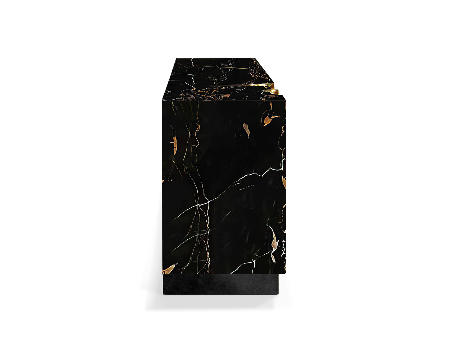 Czarno-złoty kredens Opulent