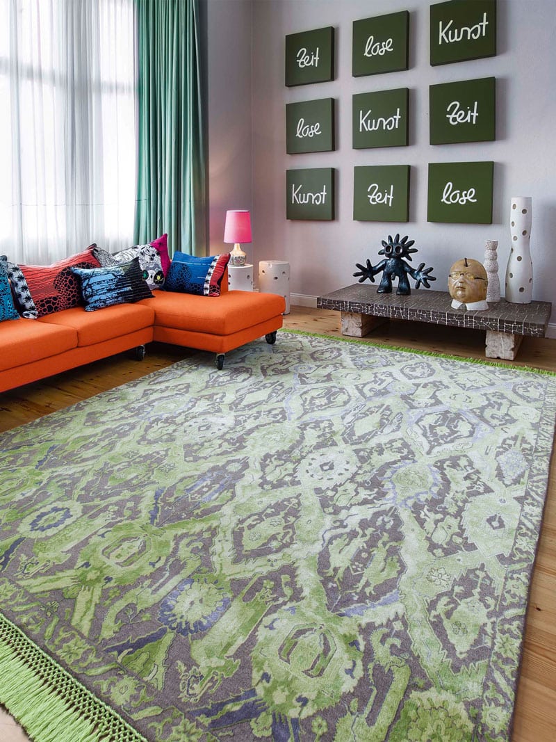Dywan KavaBagh Apple Green