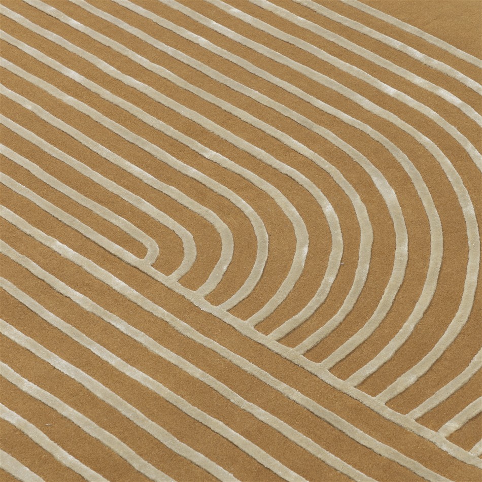 Dywan Stripes Złoty