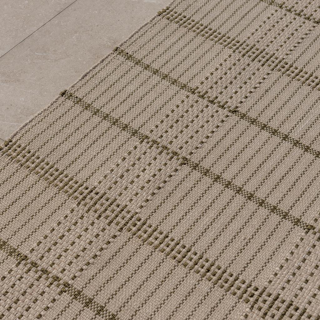 Dywan Uliczny Zona Olive Stitch 495707 | Rozmiar: 200 x 280 cm