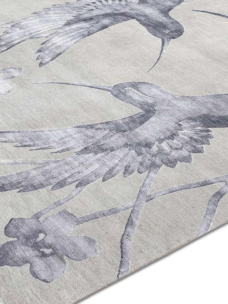 Dywan Hummingbirds No. 02 Silver