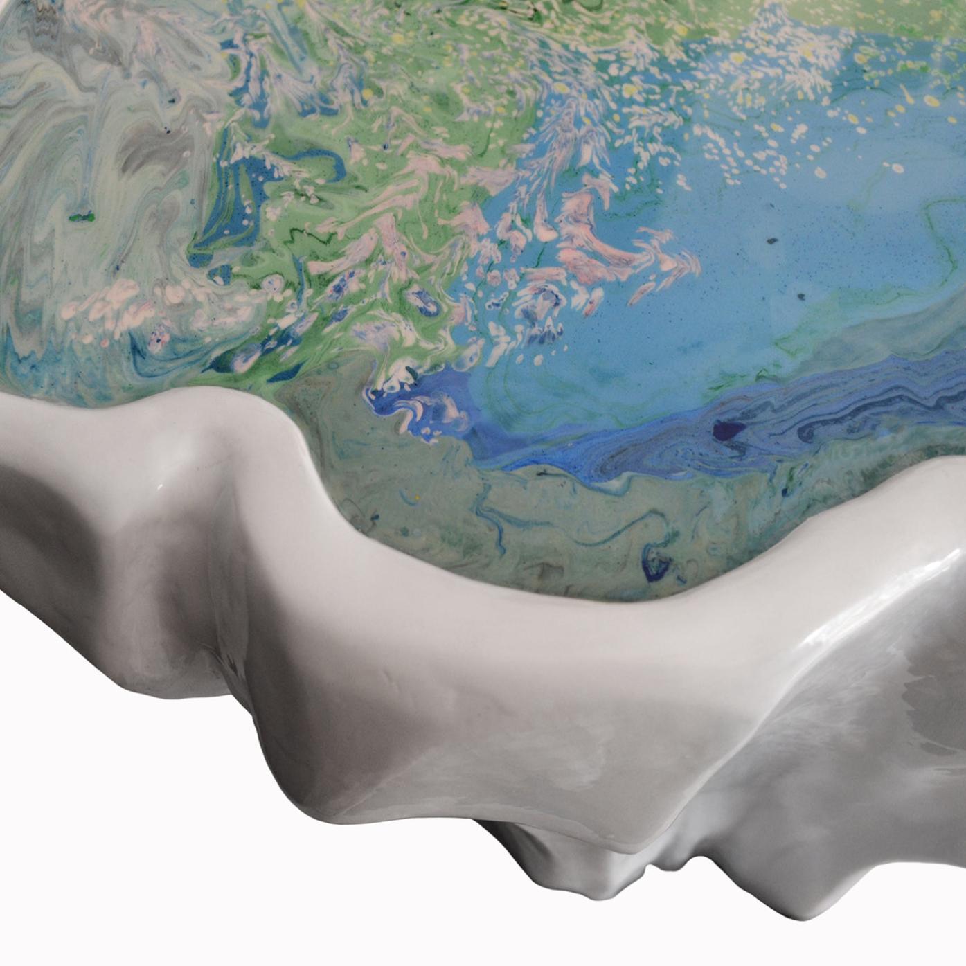 Owalny stolik kawowy Iceberg