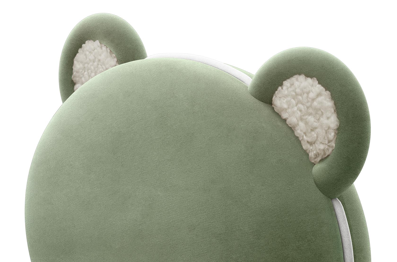 Zielone krzesełko Fluffy Bear