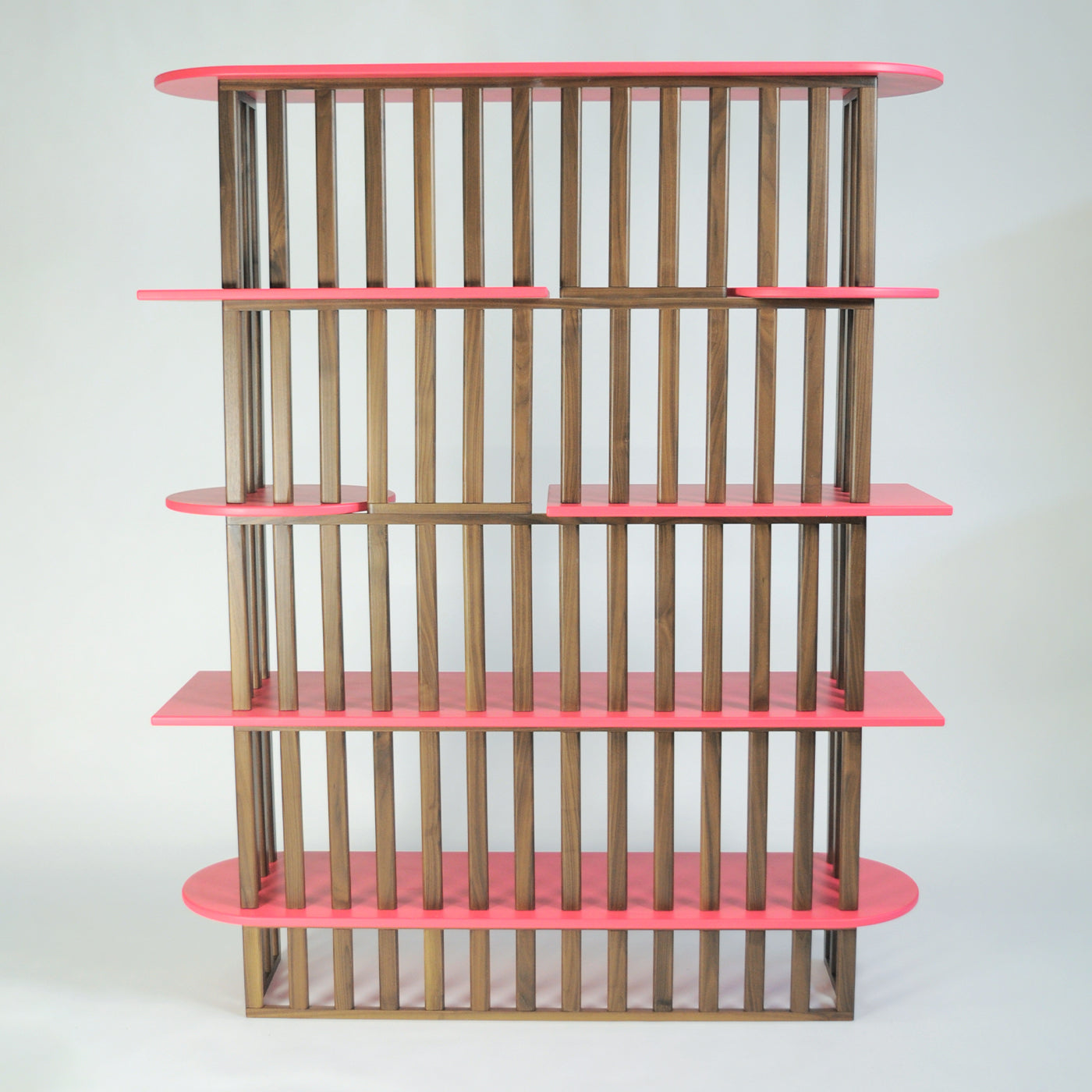 Różowy Pięciopiętrowy Regał