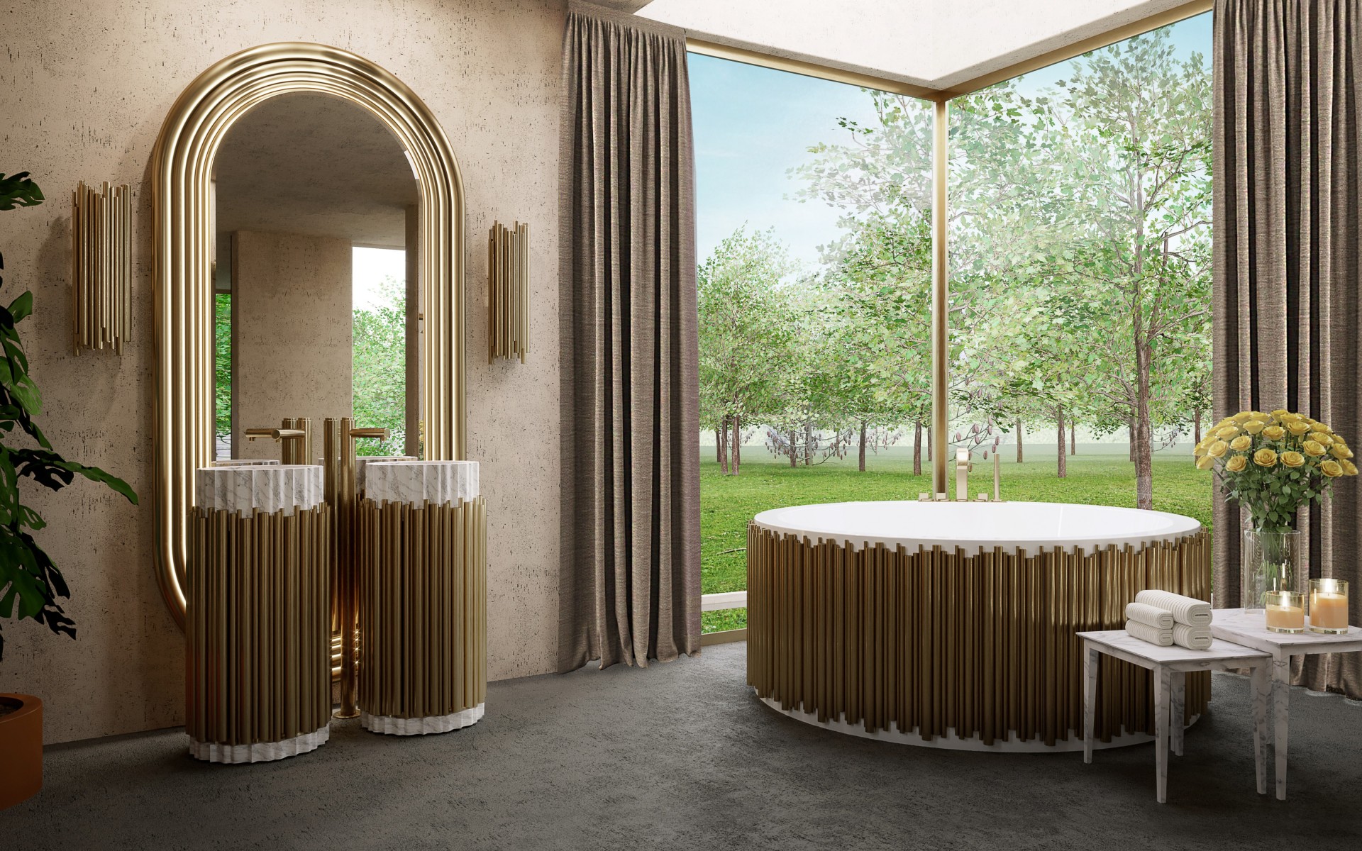 Umywalka wolnostojąca Melody - 1