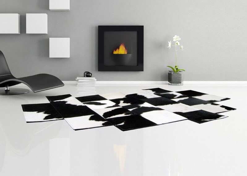 Dywan Pixel Black & White | Rozmiar: 115 × 163 cm