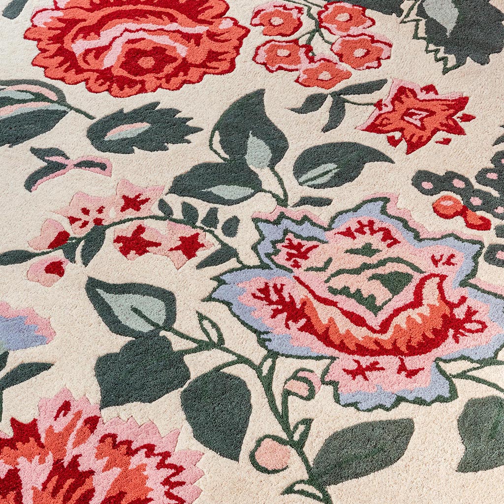 Dywan Wendling Floral Poppy Red | Rozmiar: 250 x 350 cm