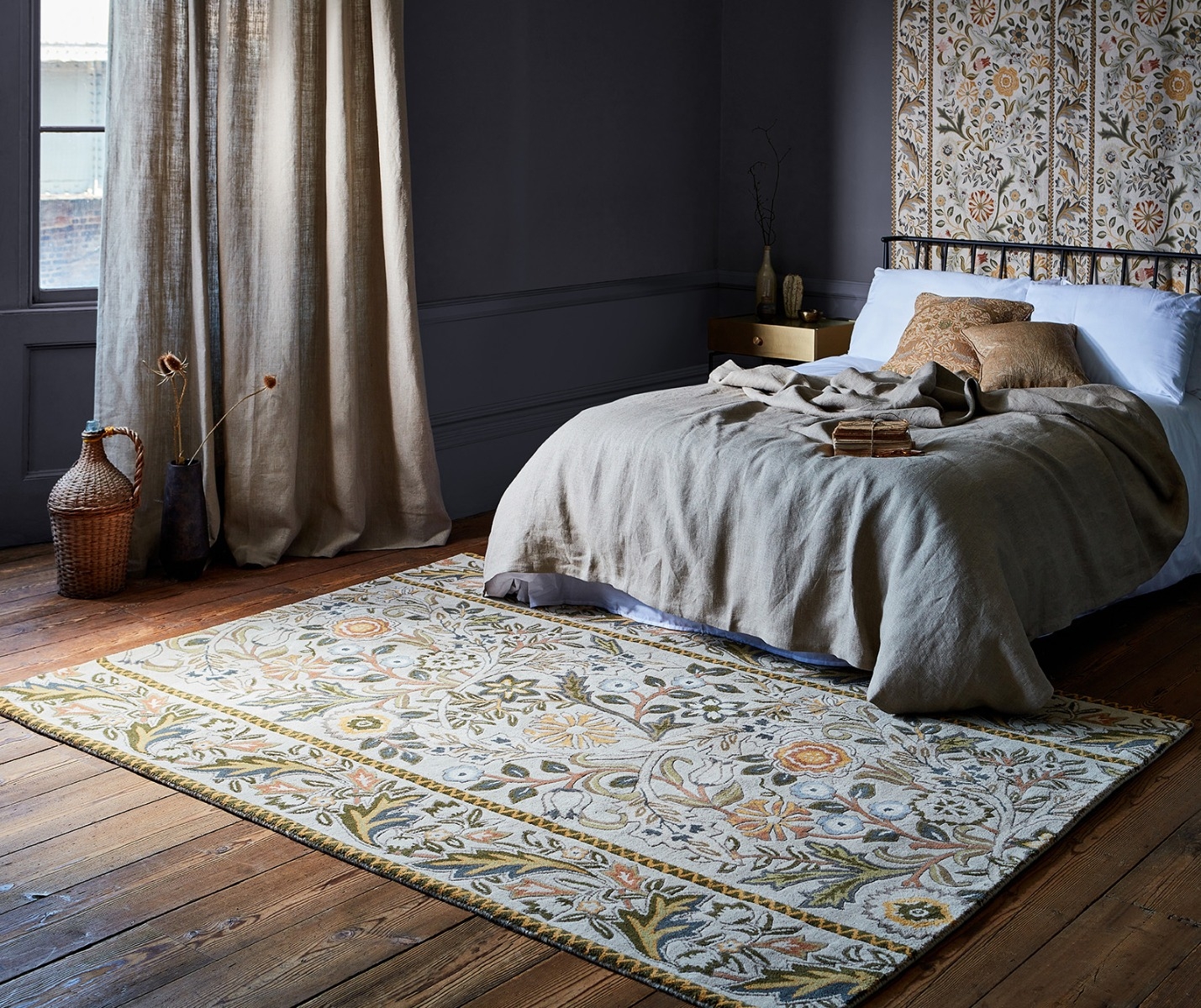 Dywan Wilhelmina Linen / Mustard 127401 | Rozmiar: 250 x 350 cm