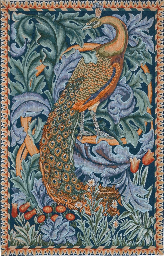 Gobelin The Peacock William Morris | Rozmiar: 50 x 67 cm