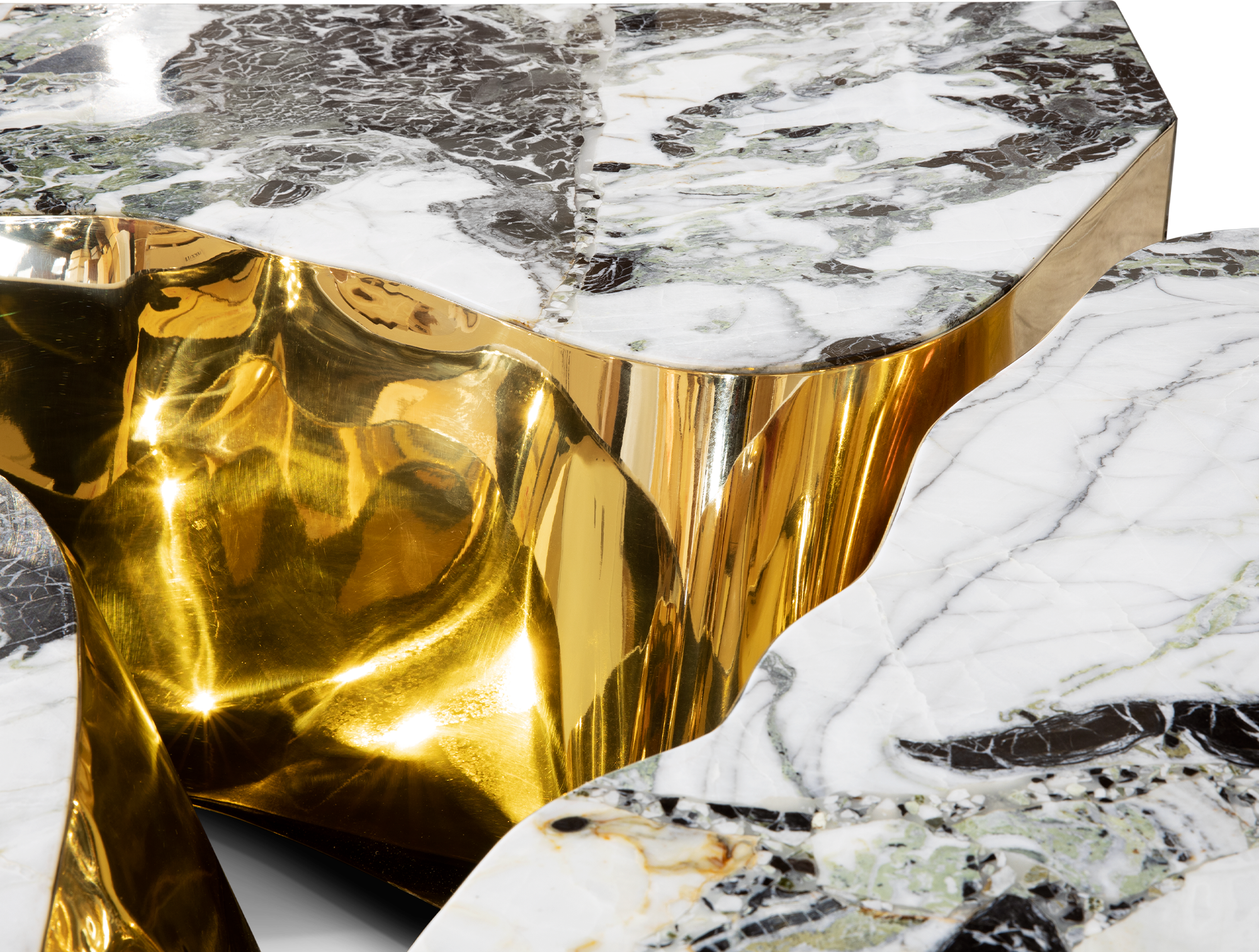 Stolik kawowy Fissure marmurowy