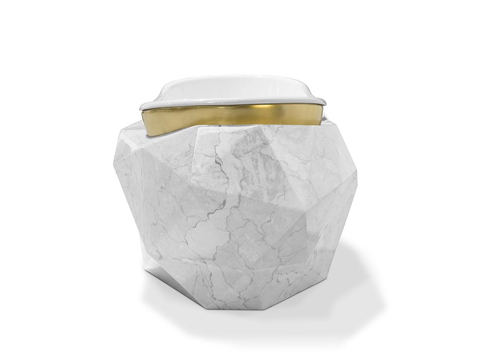 Wanna z imitacji marmuru Gemstone