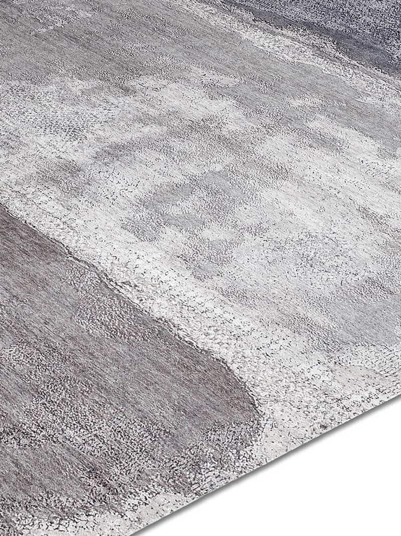 Dywan No. 15 Grass Silver White Grey | Rozmiar: 274 x 365 cm