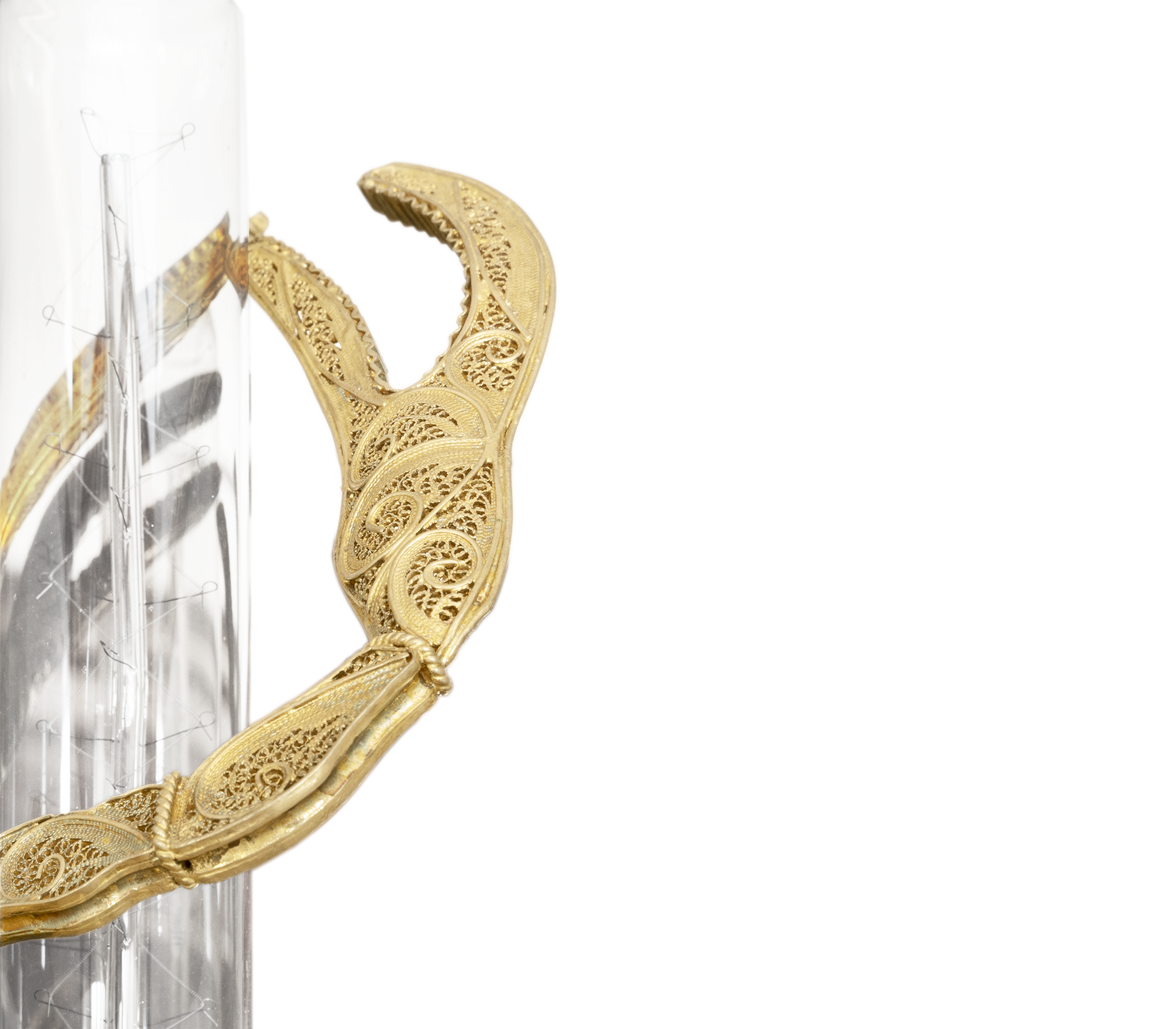 Mały kinkiet Geode Filigree Scorpion