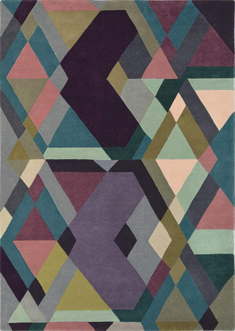 Dywan Mosaic Light-Purple 57605 | Rozmiar: 170 x 240 cm