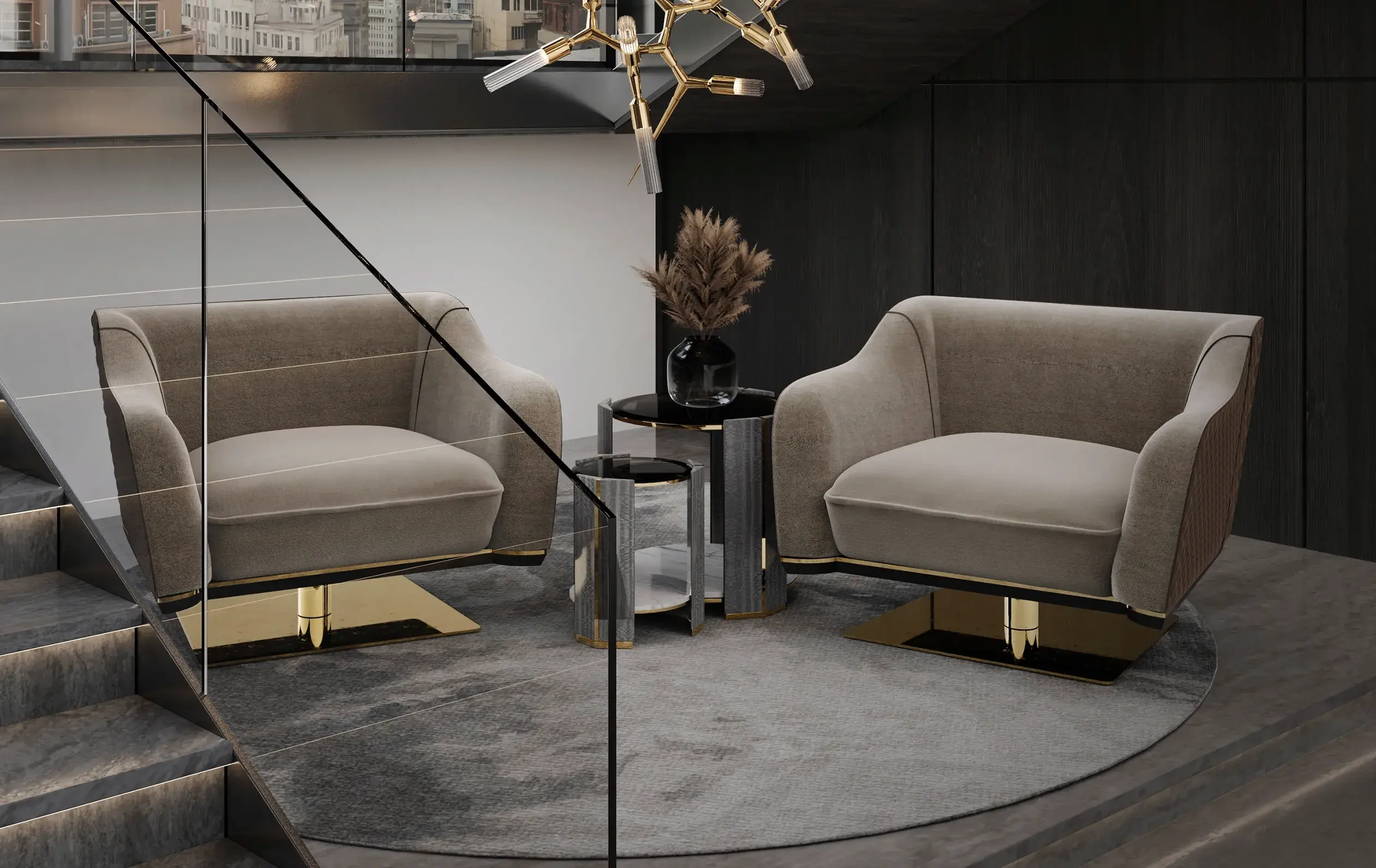 Sofa jednoosobowa obrotowa Rogue - 1