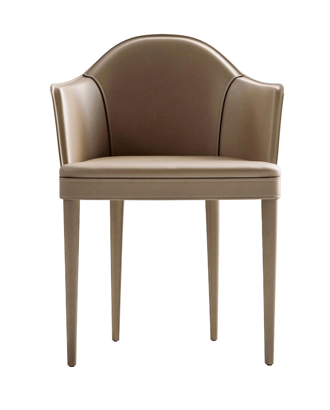 Skórzane krzesło z podłokietnikami