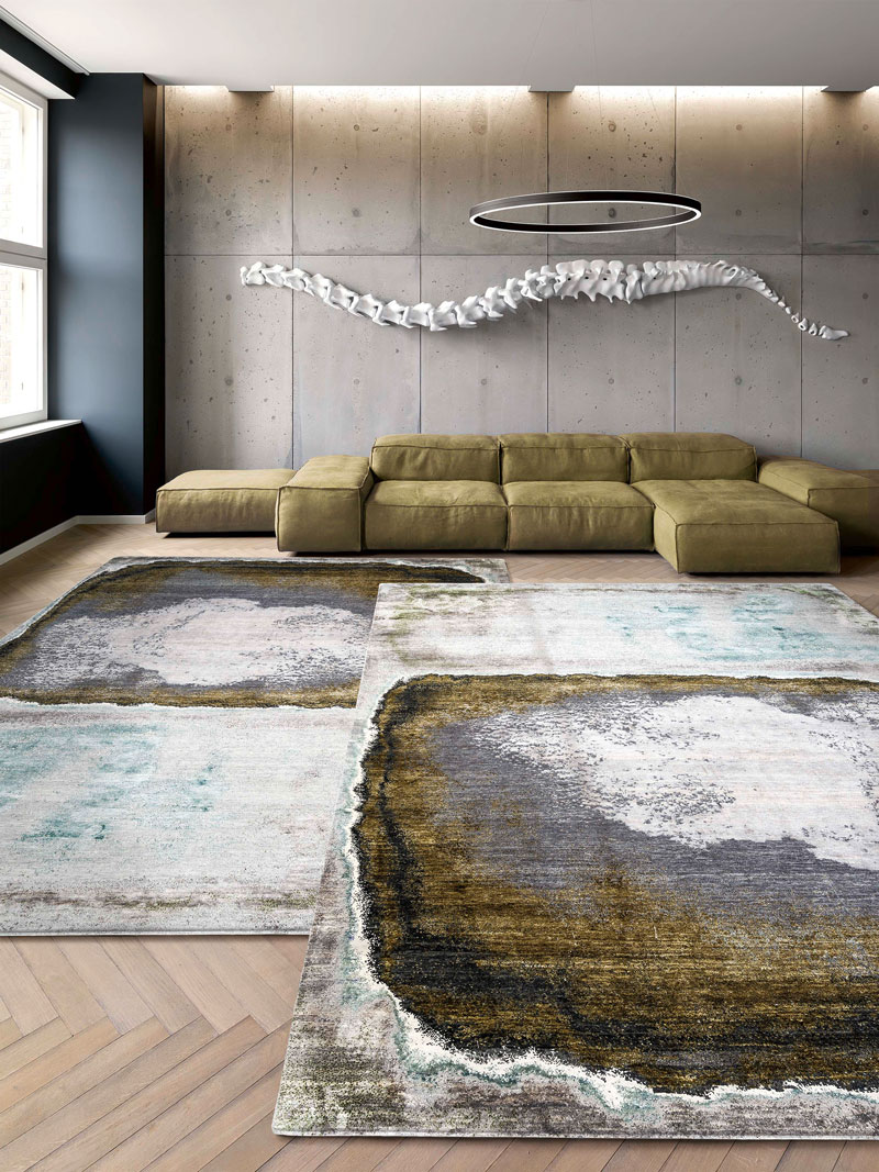 Dywan No. 16 Green Rust | Rozmiar: 183 x 274 cm