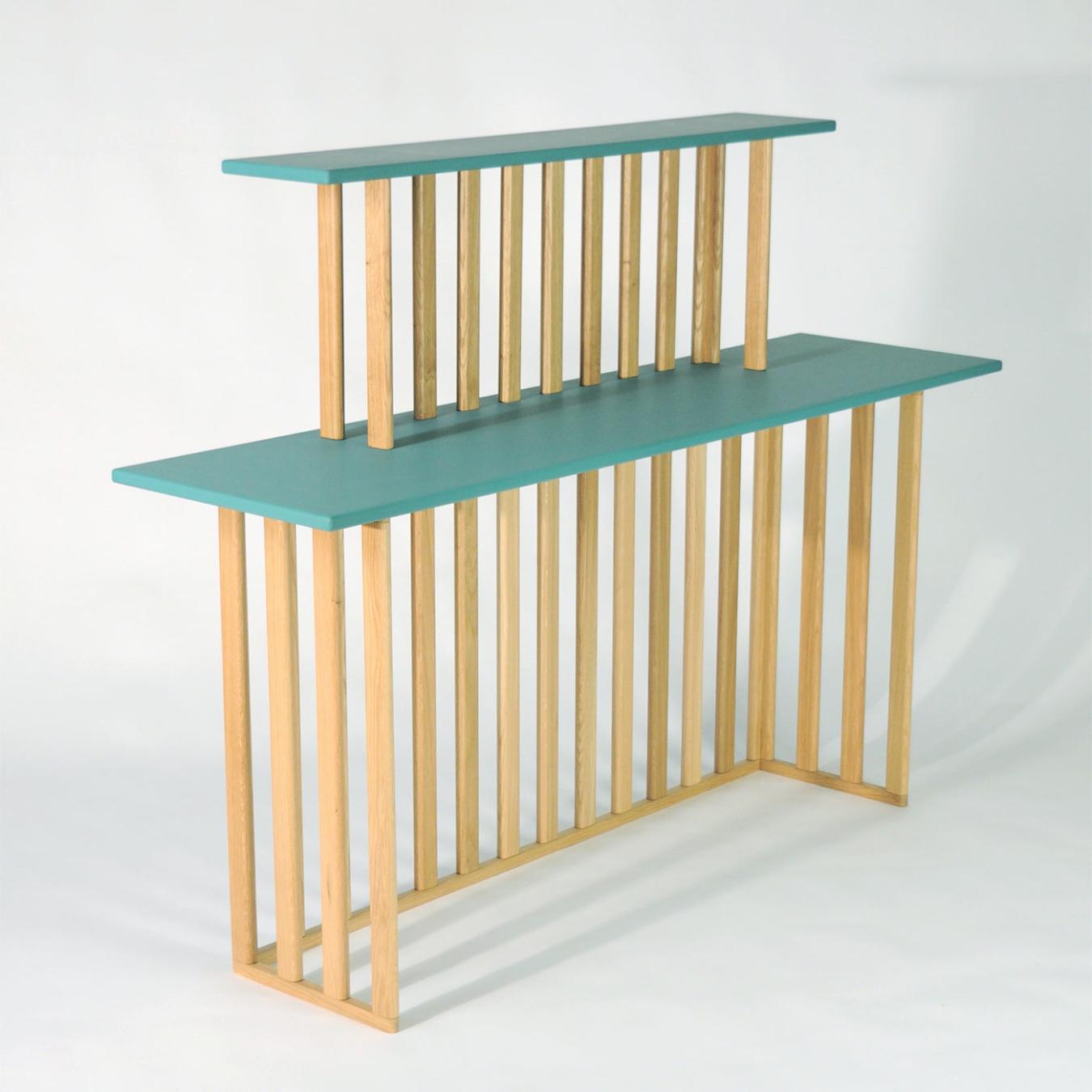 Zielona Dwupoziomowa Konsola