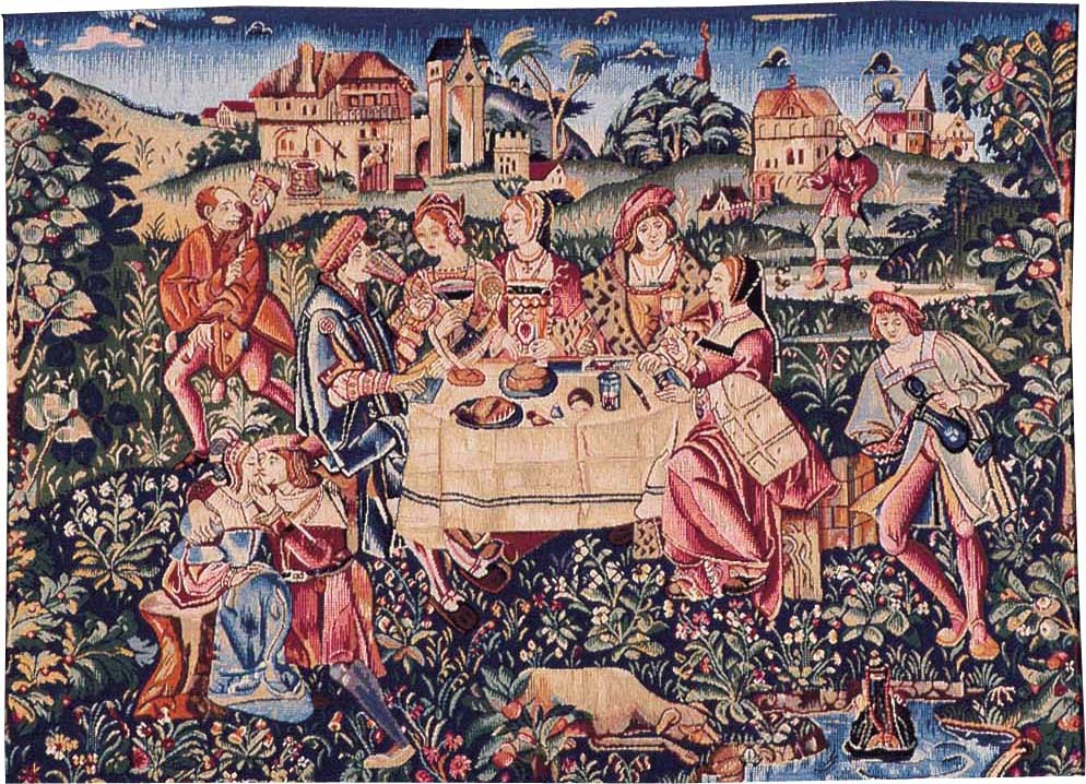 Gobelin The Afternoon Tea without Border | Rozmiar: 75 × 100 cm