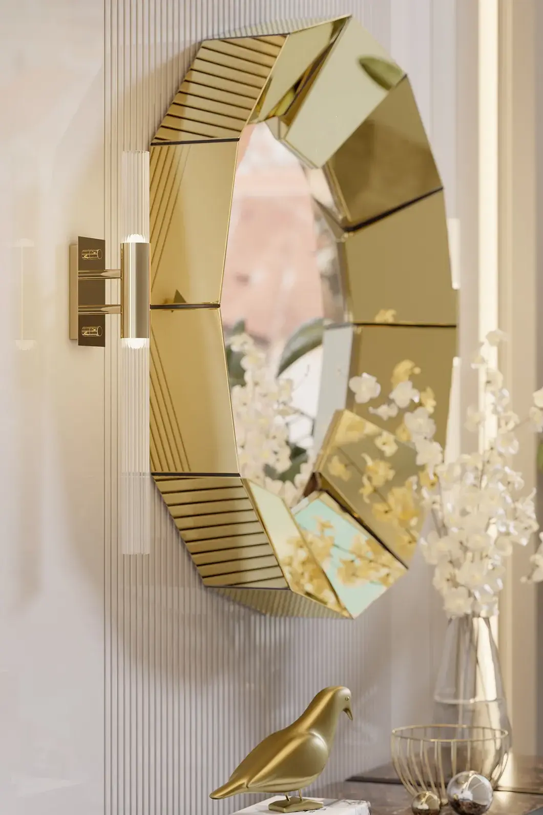 Lustro Radiance złote - 2