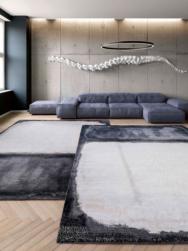 Dywan No. 16 White Grey | Rozmiar: 122 x 183 cm