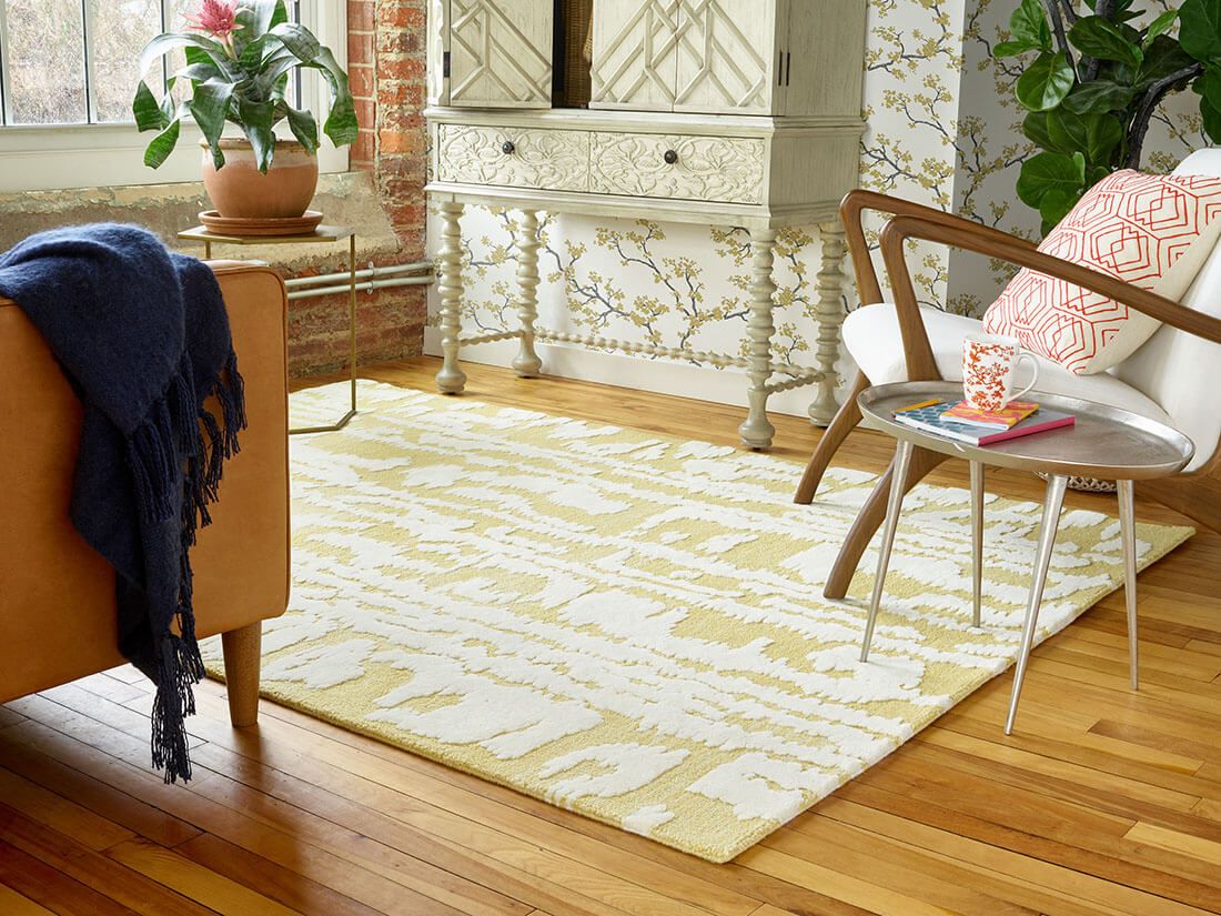 Dywan Waterwave Stripe Citron 39906 | Rozmiar: 170 x 240 cm