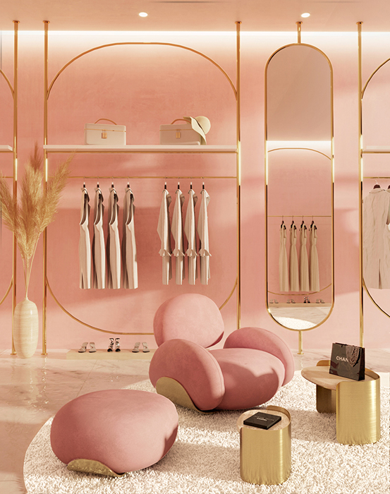 Owalny stolik boczny Franklin Scott - 2