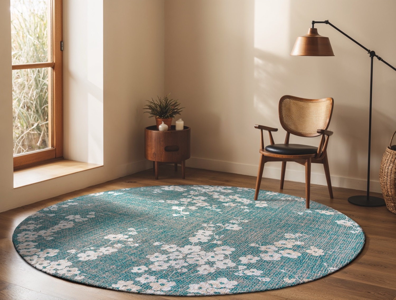 Dywan okrągły Lake Blue 9850 | Rozmiar: Ø 140 cm