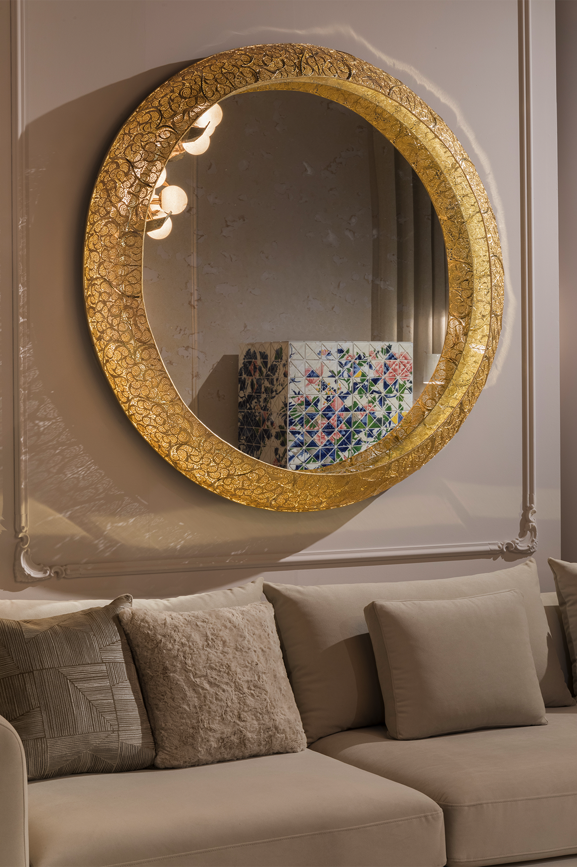 Lustro ścienne Crown Filigree II